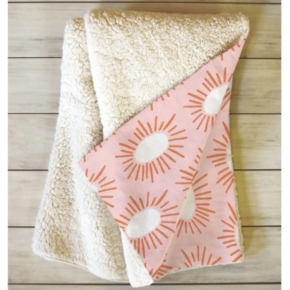 DENY DESIGNS Reversible Fleece Throw Blanket